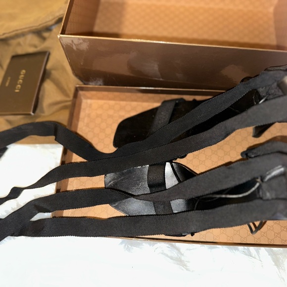 Gucci Black Strappy Heels - Picture 14 of 16